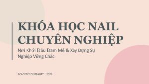 Mẫu Slide thuyết trình 2: Khóa học Nail chuyên nghiệp