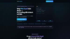 Mẫu Landing Page bán khóa học Vibe Coding